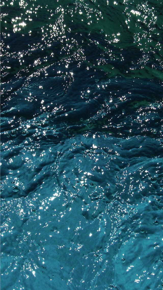 640x1136 vi43 water wave blue texture ocean pattern - parallax iPhone Wallpaper