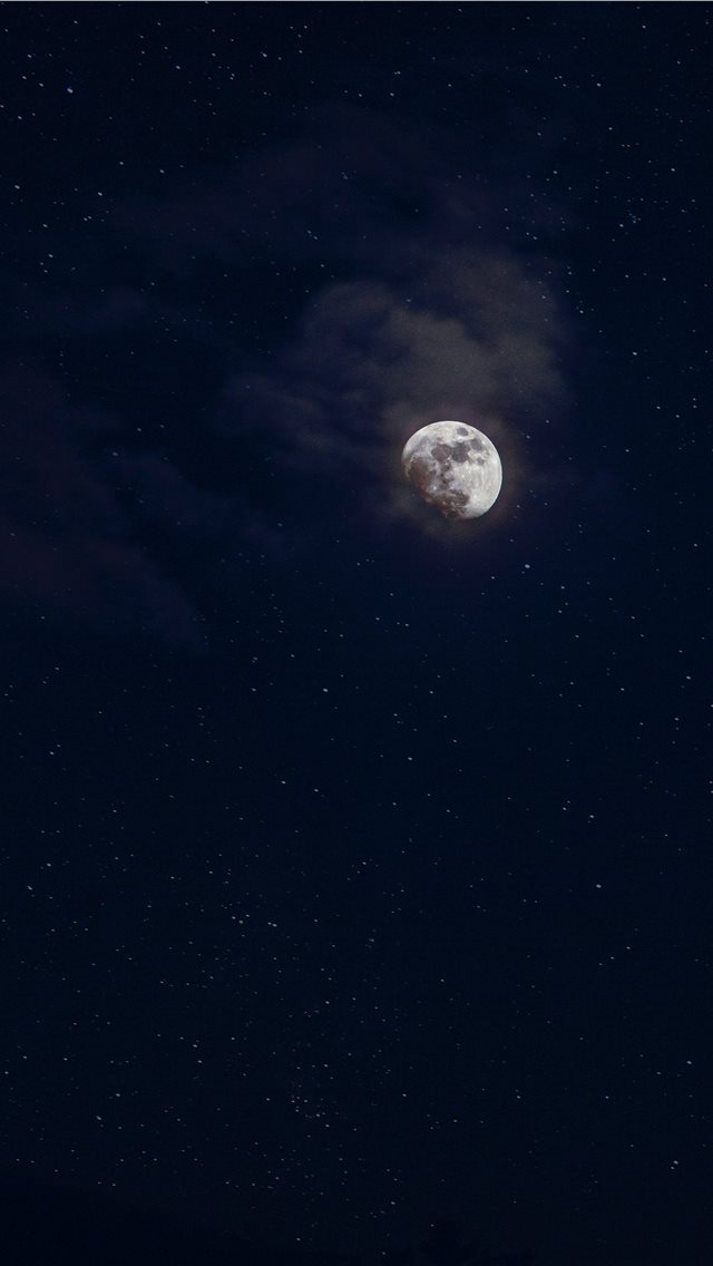 640x1136 low angle photography of moon - moon iPhone Wallpaper