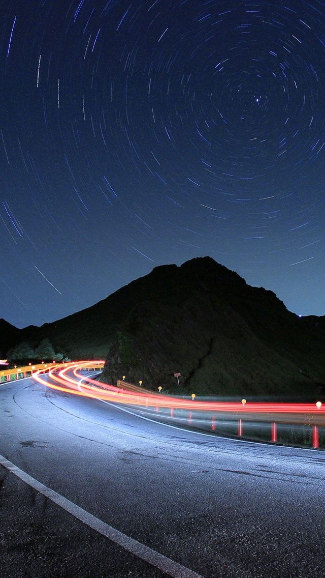 640x1136 Speed Road - optical flow iPhone Wallpaper