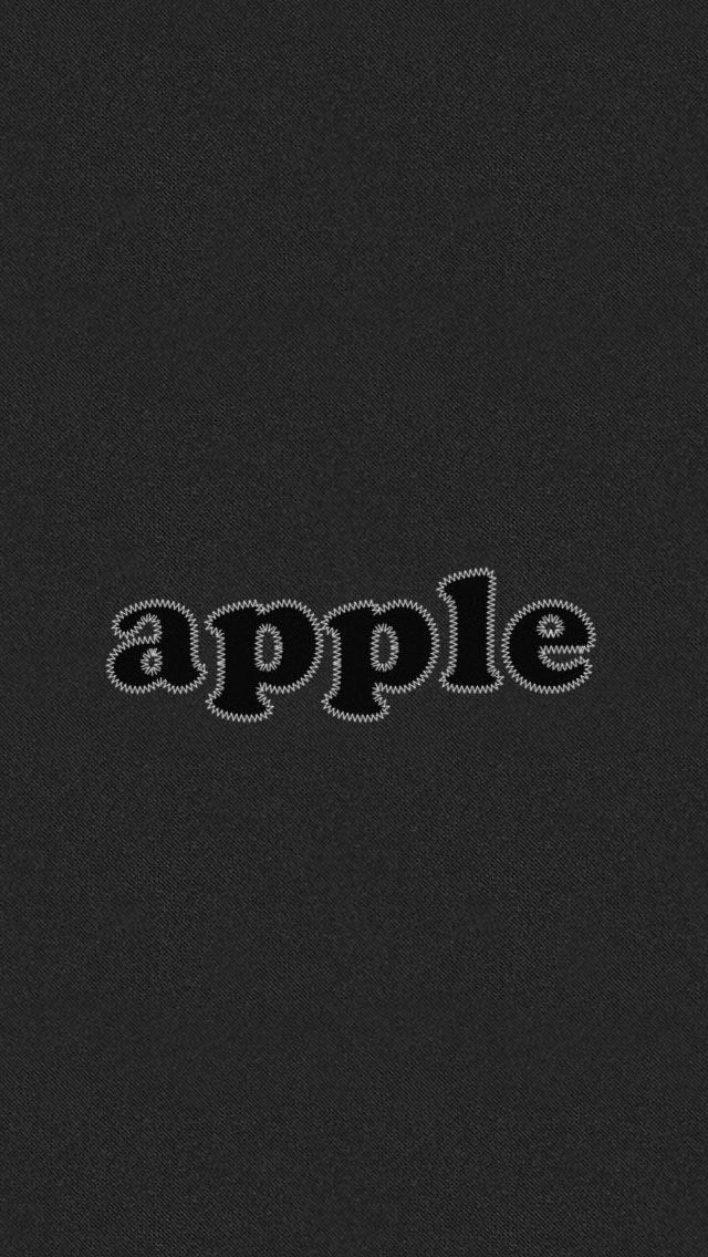 640x1136 Apple Embroider - Apple iPhone Wallpaper
