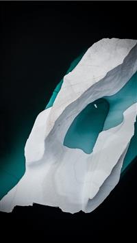 white iceberg wallpaper