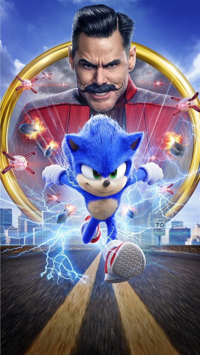 640x1136 sonic the hedgehog movie 8k - 8k iPhone Wallpaper