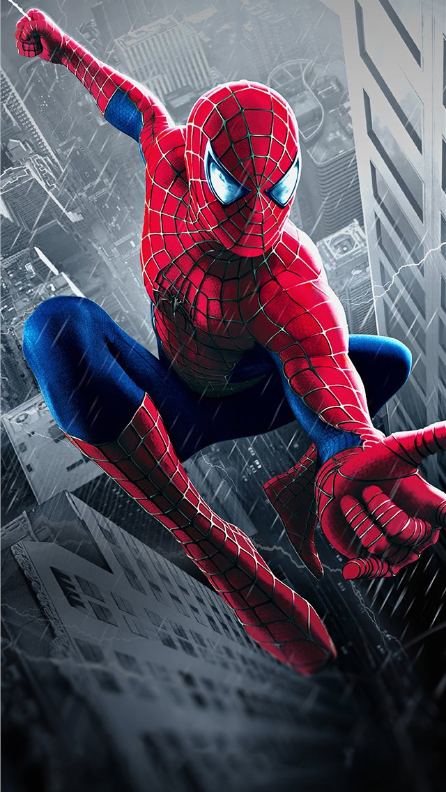 Spiderman Suit iPhone Wallpaper | 4K