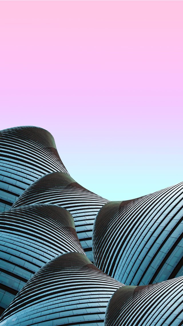 640x1136 blue and green striped abstract art -  iPhone Wallpaper