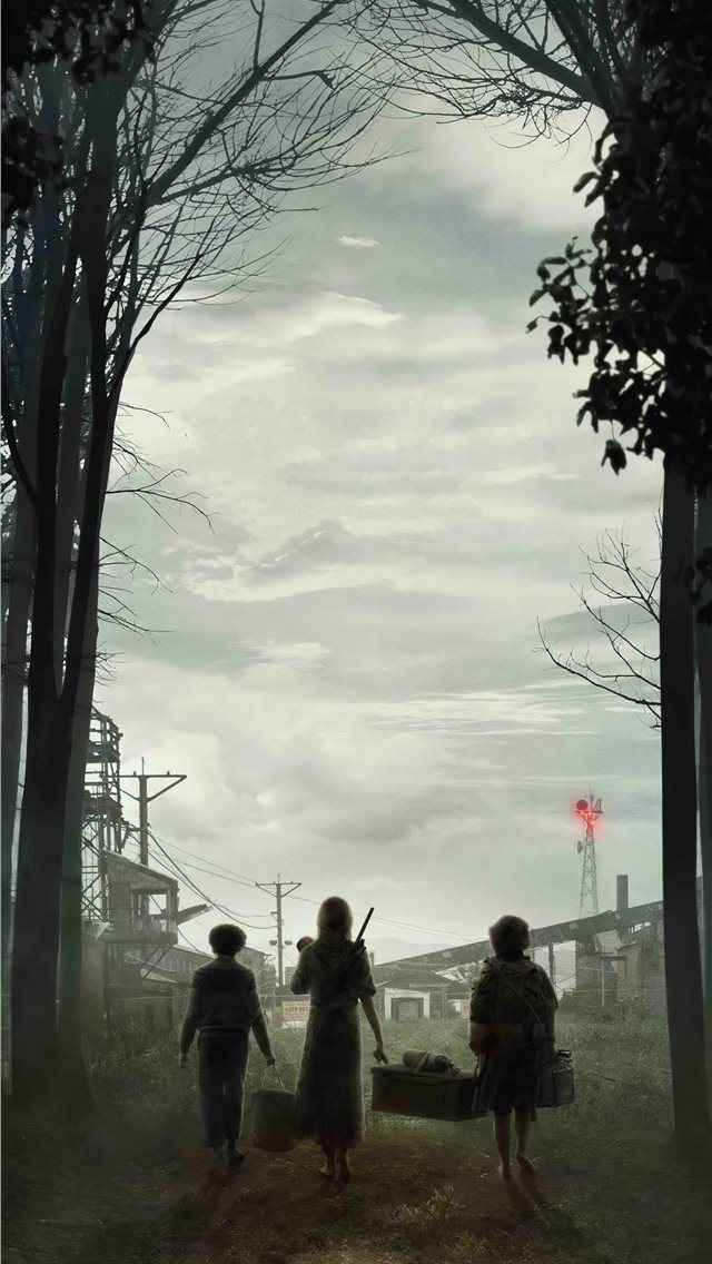 640x1136 a quiet place part 2 movie - emily blunt iPhone Wallpaper