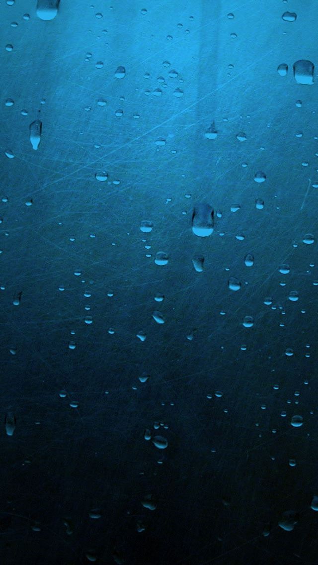 640x1136 Water Drops On Glass -  iPhone Wallpaper
