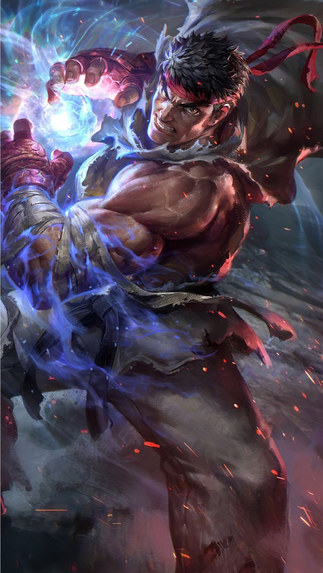 640x1136 ryu street fighter v 2020 4k - artstation iPhone Wallpaper