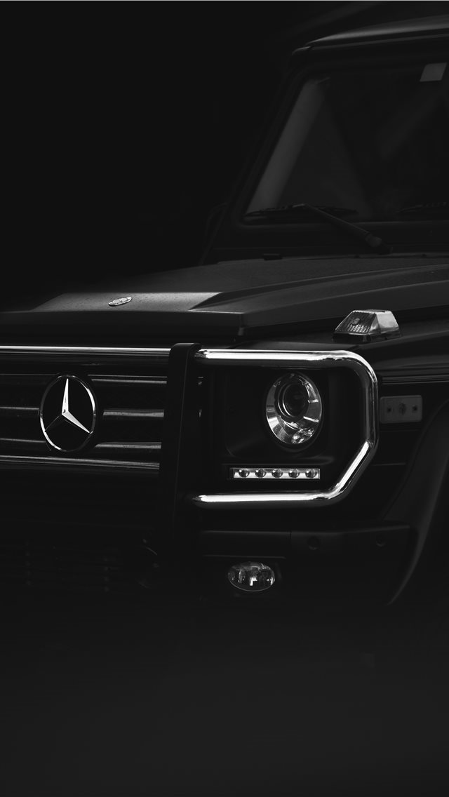 640x1136 black Mercedes Benz car - car iPhone Wallpaper