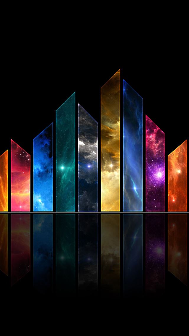 640x1136 Color nebula glass - purple iPhone Wallpaper