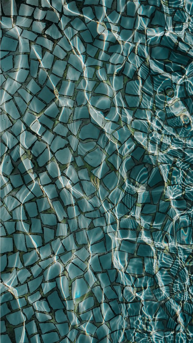 640x1136 blue and white abstract painting - grey iPhone Wallpaper