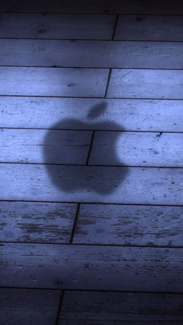640x1136 Apple Logo Shadow - shadow iPhone Wallpaper