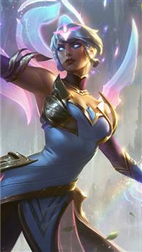dawnbringer karma league of legends 8k wallpaper