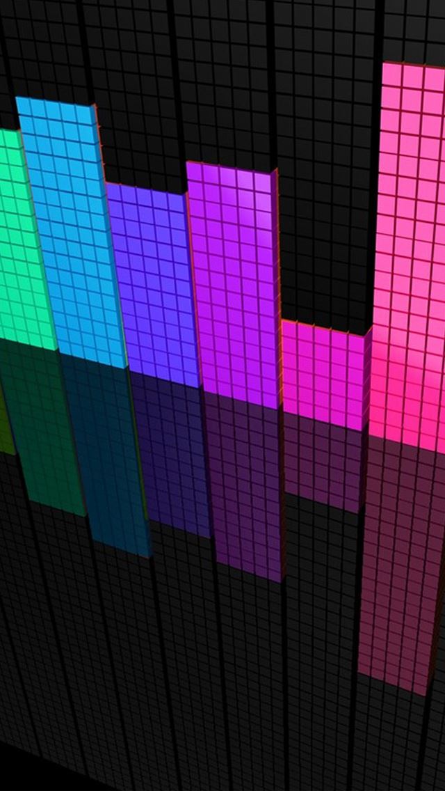 640x1136 Equalizer - inverted image iPhone Wallpaper