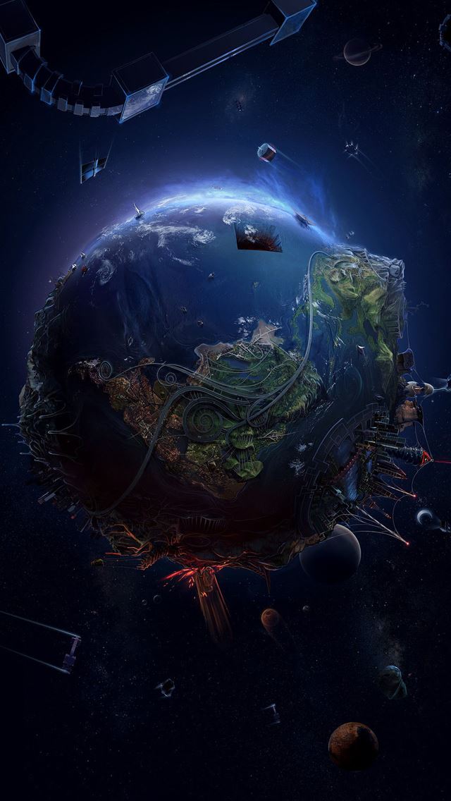 640x1136 Heaven and Hell - hell iPhone Wallpaper