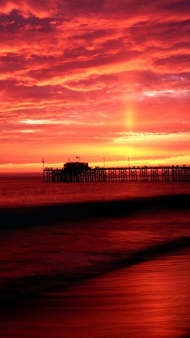 640x1136 Balboa Pier California - pier iPhone Wallpaper