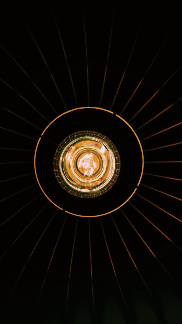 640x1136 selective focus photo of bulb - outer space iPhone Wallpaper