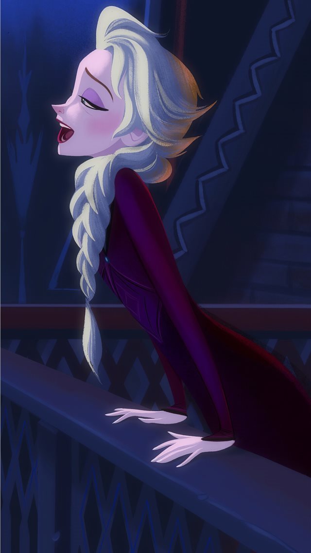640x1136 frozen 2 into the unknown 4k - artwork iPhone Wallpaper