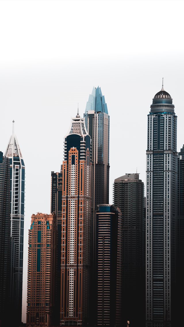 640x1136 high rise buildings - windows iPhone Wallpaper