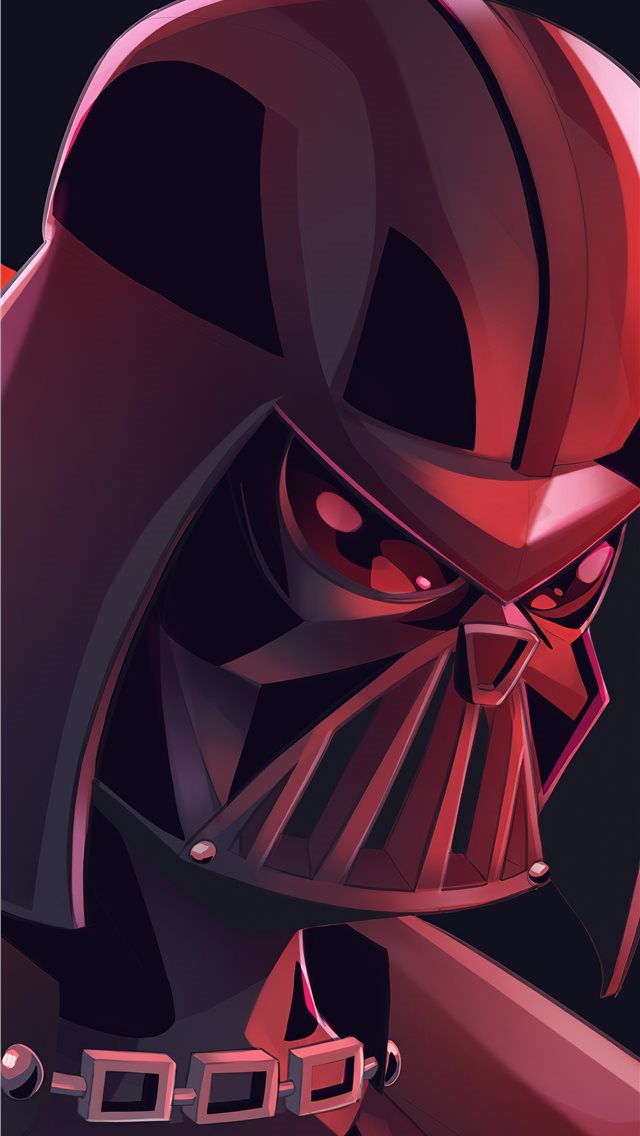 640x1136 darth vader 4k minimal art - darth vader iPhone Wallpaper