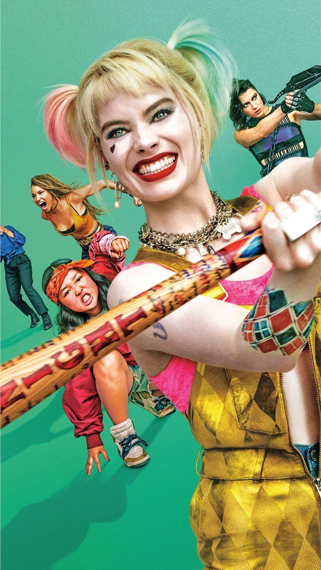 640x1136 birds of prey 2020 10k - birds of prey iPhone Wallpaper