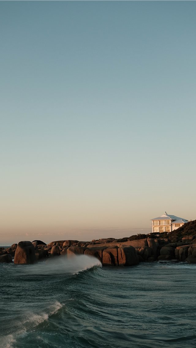 640x1136 white and brown house on brown rock formation near... - cape town iPhone Wallpaper