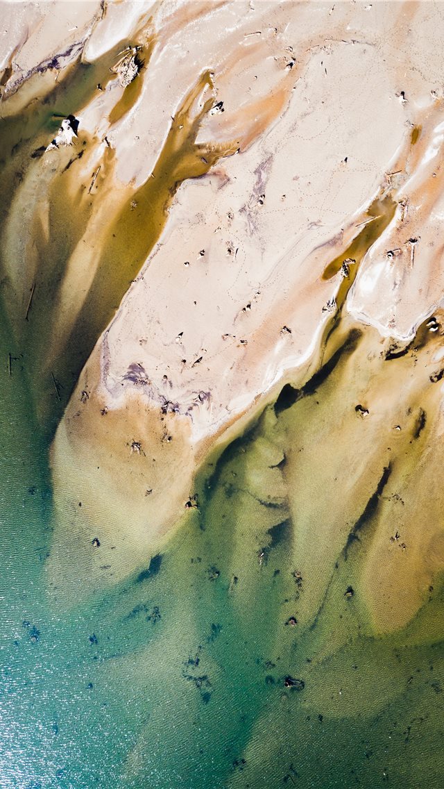640x1136 bird's eye view of a beach - united states iPhone Wallpaper