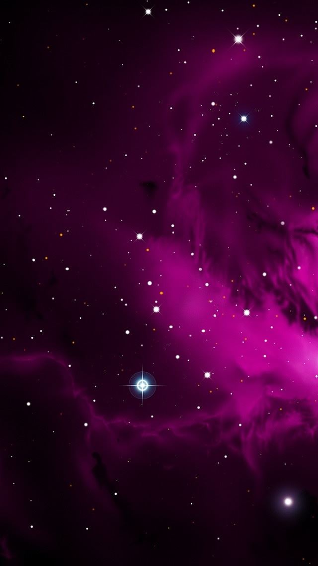 640x1136 Purple Galactic Cloud - star iPhone Wallpaper