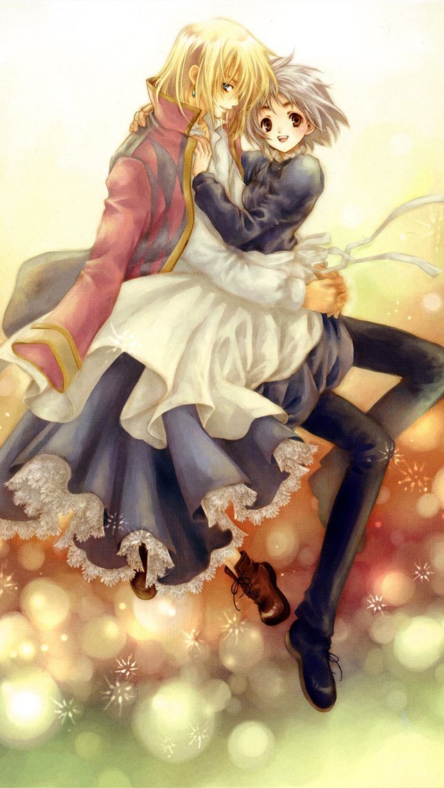 640x1136 Howl no Ugoku Shiro Mobile - studio ghibli iPhone Wallpaper