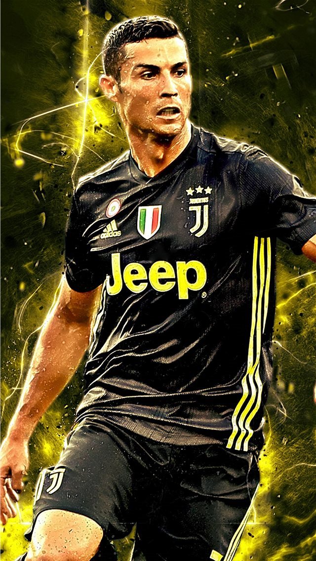 640x1136 Cristiano Ronaldo Football 4K -  iPhone Wallpaper