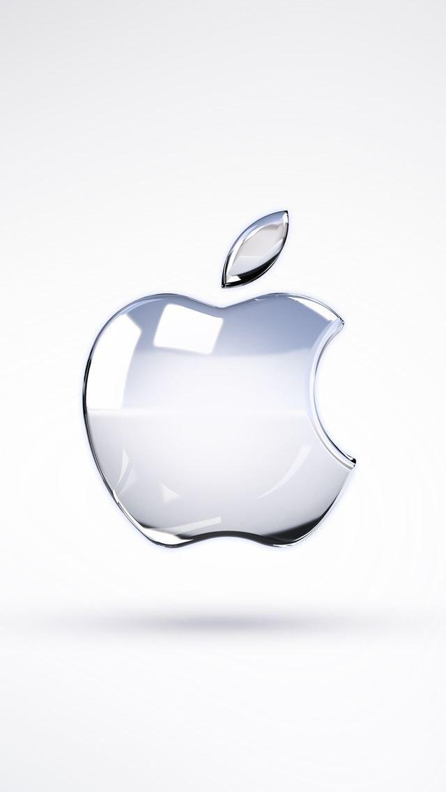 640x1136 Apple Glass Logo -  iPhone Wallpaper