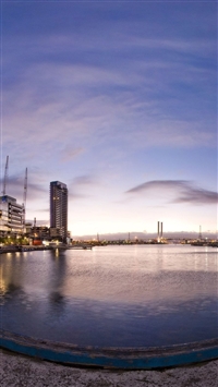 Bay panorama wallpaper