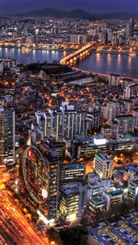 Seoul At Night South Korea wallpaper