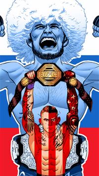 Khabib Nurmagomedov vs Dustin Poirier Samsung Gala... wallpaper