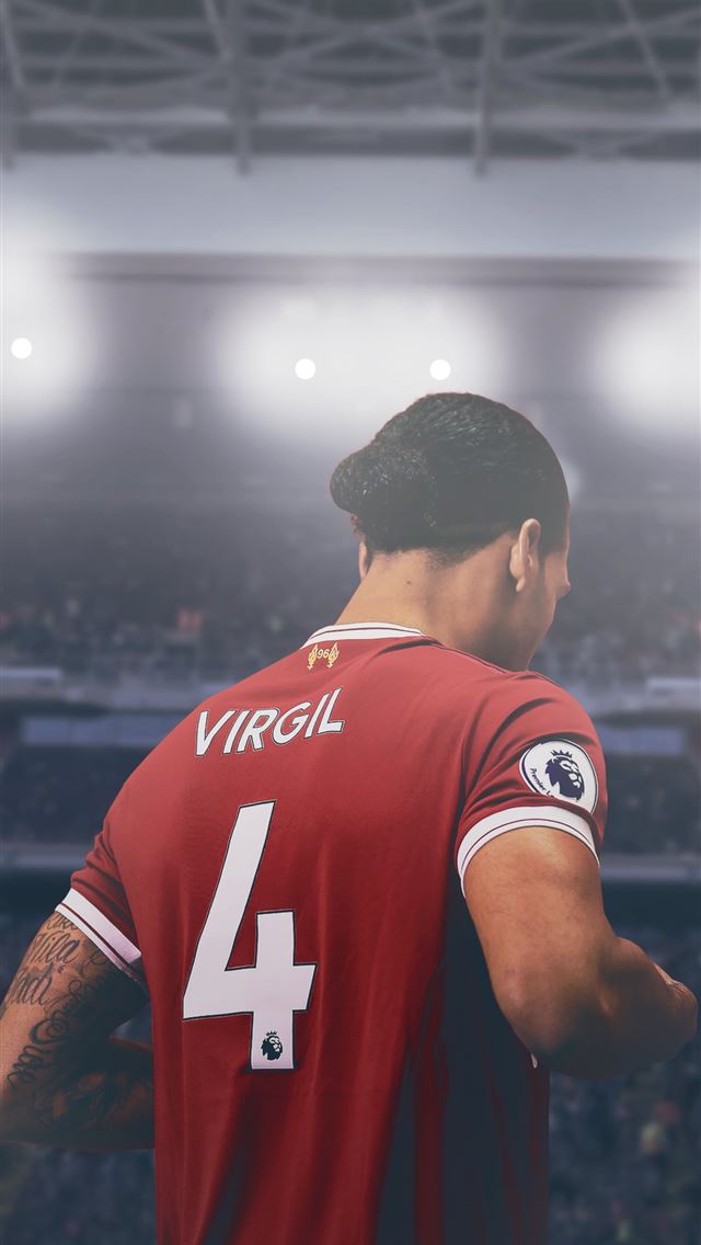 Virgil van Dijk HD Mobile at Liverpool FC Liverpoo... iPhone wallpaper 