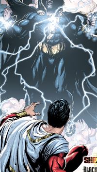 Shazam Vs Black Adam Shazam Vs Black ic Hd wallpaper