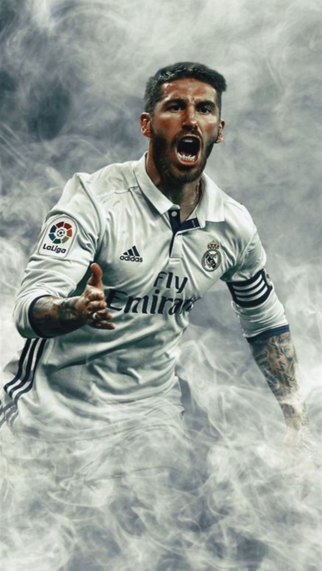 640x1136 Sergio Ramos García is a Spanish professional foo... - spain iPhone Wallpaper