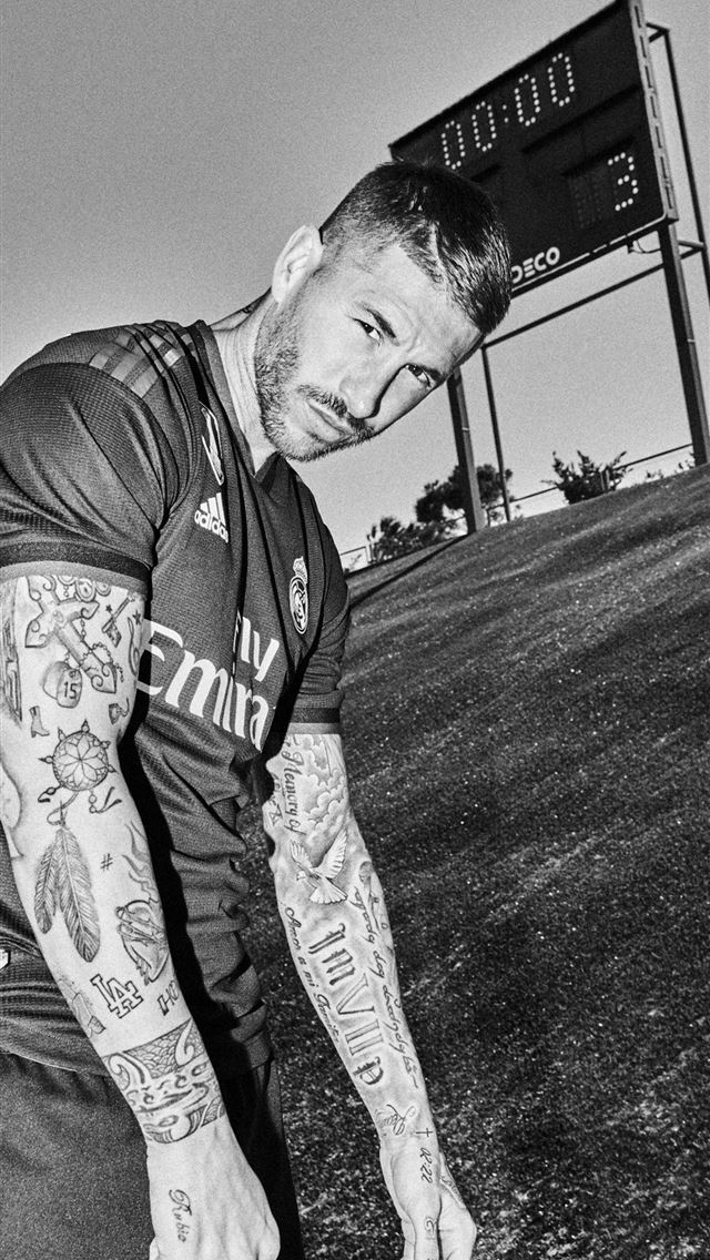 640x1136 Adidas Football x Real Madrid Sergio Ramos Elliott... - spain iPhone Wallpaper