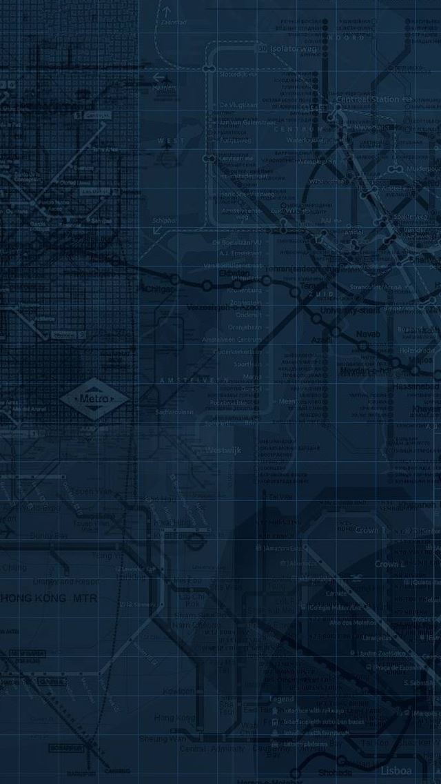 640x1136 Metro Maps Of Large Cities -  iPhone Wallpaper