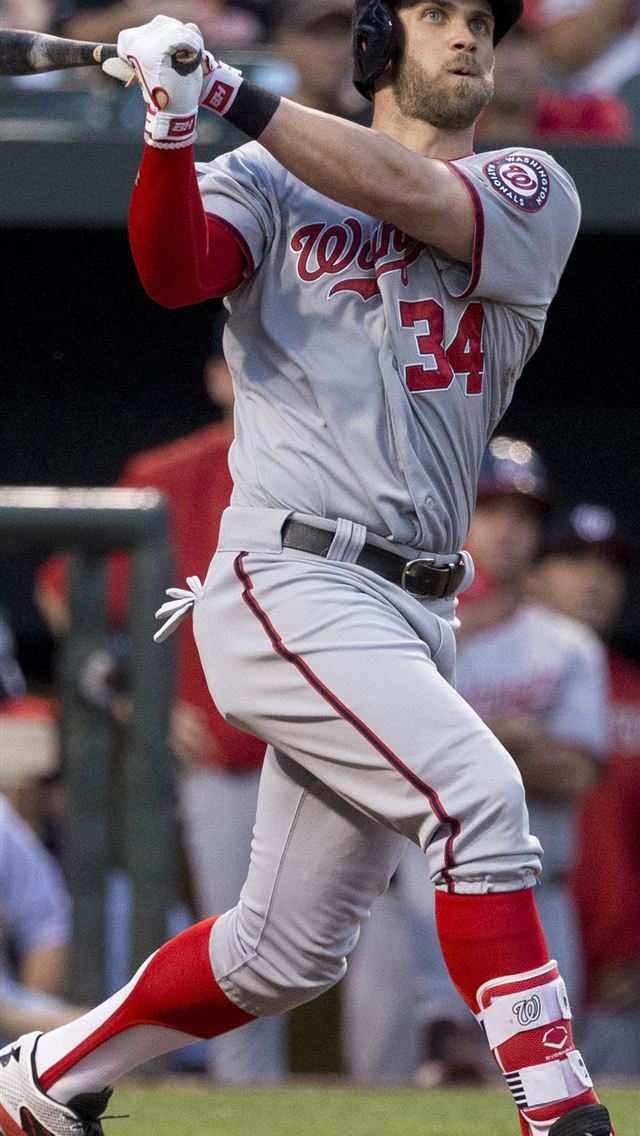 Free download Bryce Harper iPhone 44S Wallpaper [405x607] for your