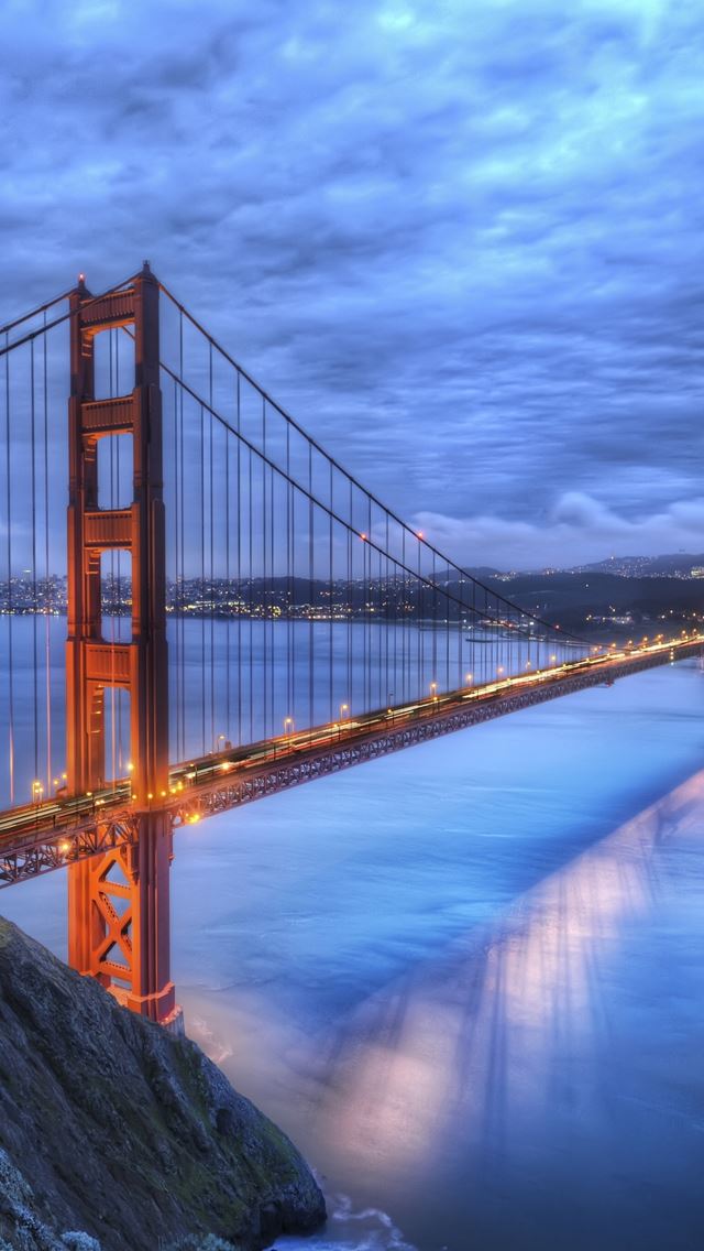 640x1136 San Francisco Bridge -  iPhone Wallpaper