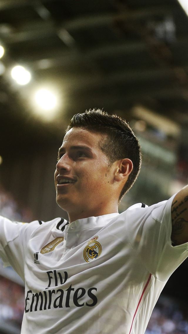 640x1136 James Rodriguez Real Madrid Footballer - sport celebrity iPhone Wallpaper