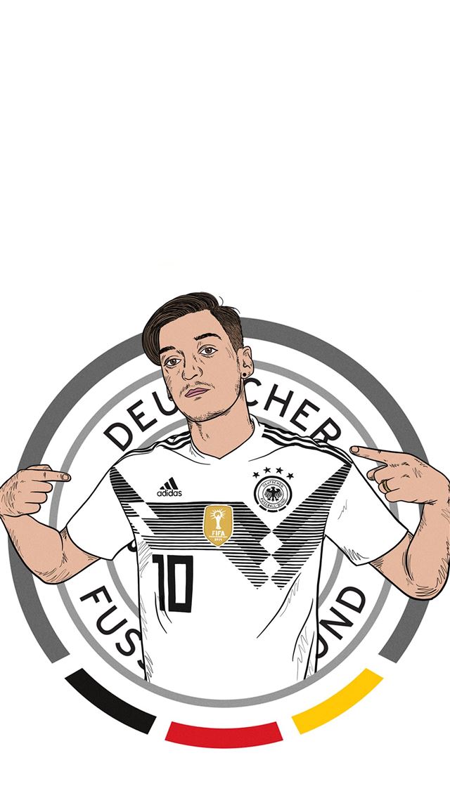 Mesut Özil Germany Gunners iPhone wallpaper 