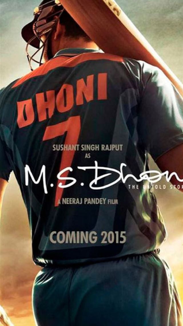 640x1136 MS Dhoni Untold Story HD Sony Xperia X XZ Z5 - cricket celebrity iPhone Wallpaper