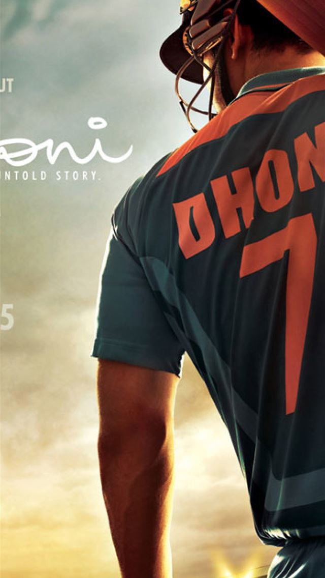 640x1136 MS Dhoni Untold Story Poster Sony Xperia X XZ Z5 P... - cricket celebrity iPhone Wallpaper