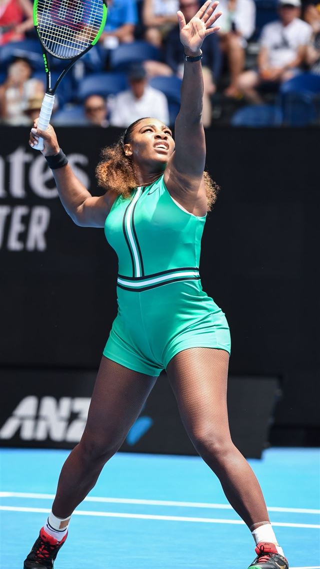640x1136 Serena Williams Brought Back the Catsuit for the 2... - serena williams iPhone Wallpaper