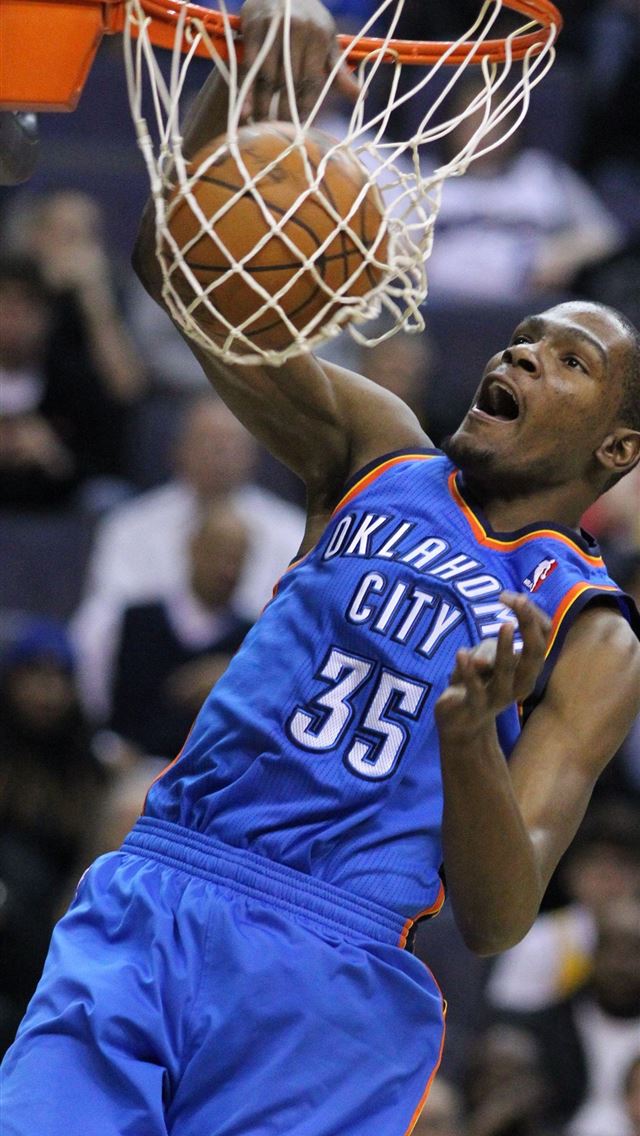 640x1136 96 Kevin Durant Dunk 2017 on afari - basketball celebrity iPhone Wallpaper
