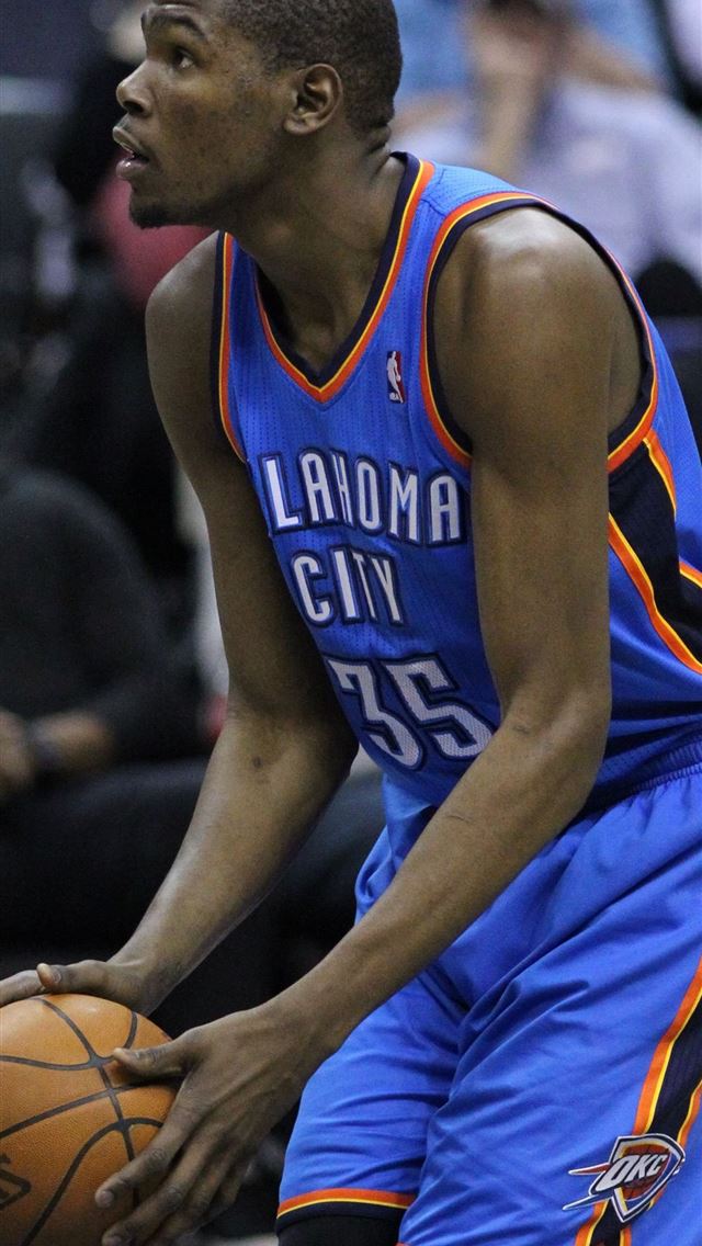 640x1136 Kevin Durant Thunder HD Desktop Background - kevin durant iPhone Wallpaper