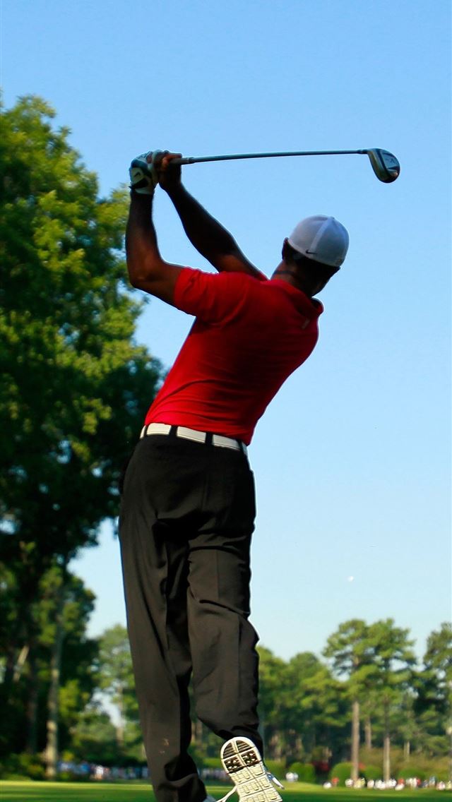 640x1136 px Tiger Woods Swing Golf Desktop Background - golf celebrity iPhone Wallpaper