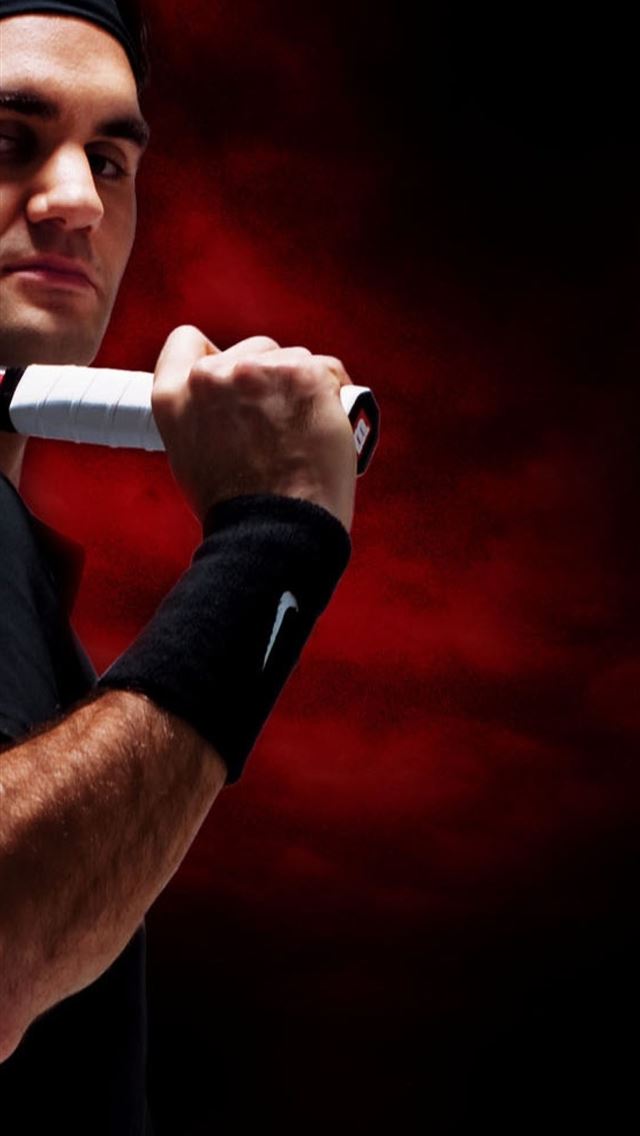 640x1136 roger federer racket tennis player Samsung Galaxy ... - sport celebrity iPhone Wallpaper