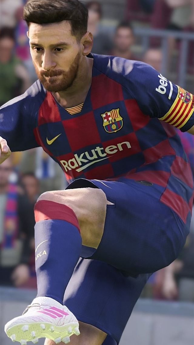 640x1136 Lionel Messi In eFootball PES 2020 Sony Xperia X X... - argentina iPhone Wallpaper